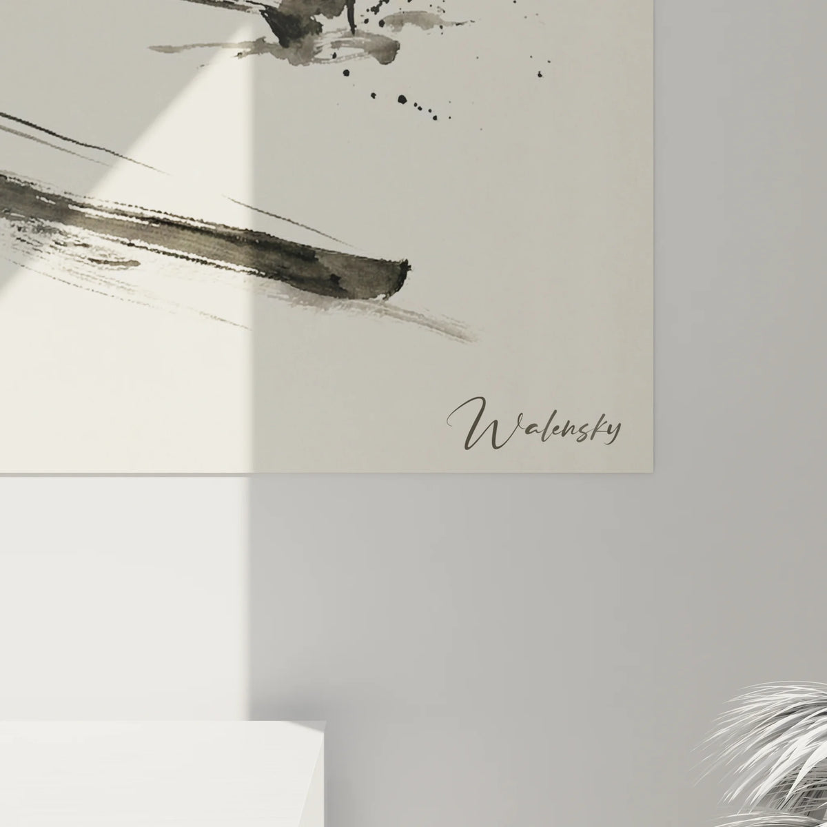 Vue ensemble tableau aviron rameur solitaire, art mural sport nautique déco moderne