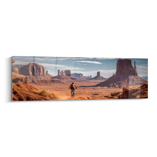 Tableau VTT Monument Valley - Aventure dans le Désert Rouge - Edition VTT