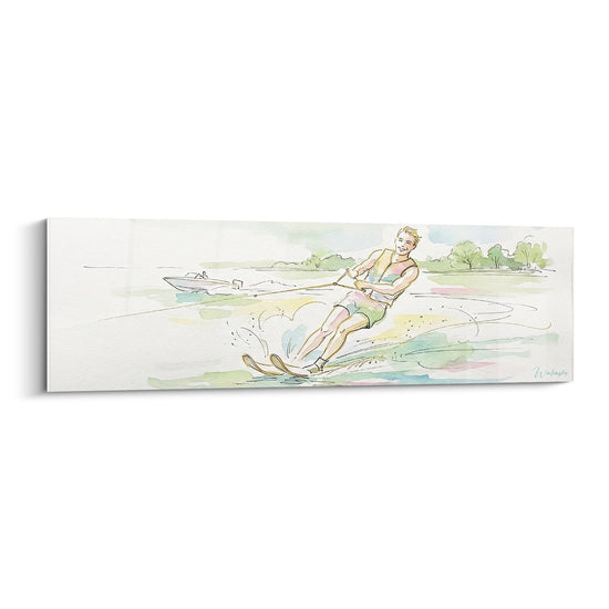 Tableau Ski nautique - Glisse et Liberté - Edition Ski nautique
