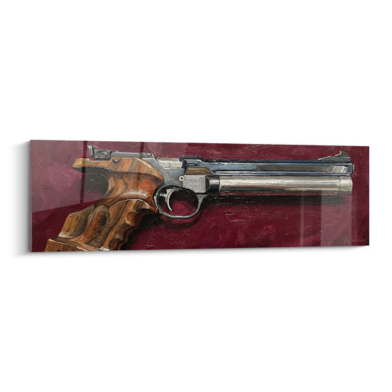 Tableau Revolver Target - Précision Chrome - Edition Tir