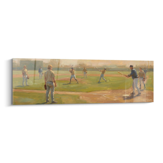 Tableau Entraînement Baseball - Ambiance Terrain - Edition Baseball