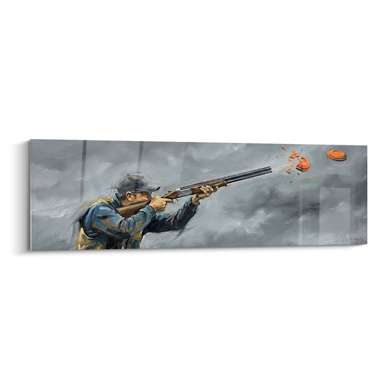 Tableau Tireur au Ball-Trap - Précision en Action - Edition Tir