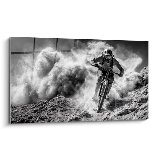 Tableau VTT Descente Extrême - Action Poussiéreuse - Edition VTT
