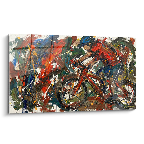 Tableau VTT Abstrait - Énergie Explosive - Edition VTT