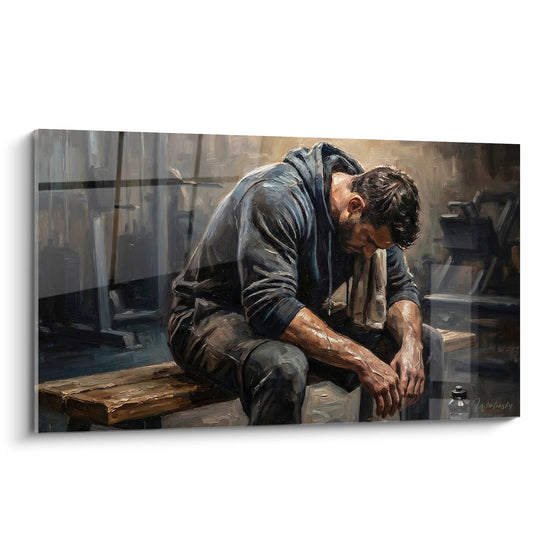 Tableau Artisan Menuisier - L'Art du Travail Manuel - Edition Musculation