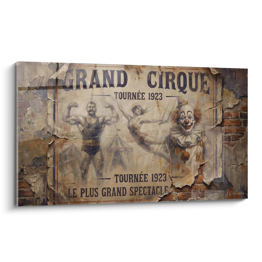 Tableau Affiche Vintage Cirque - Grand Cirque 1928 - Edition Cirque