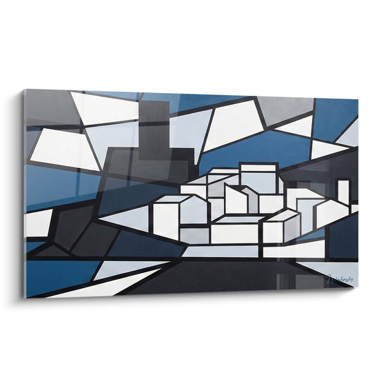 Tableau Architecture Moderne - Métropole Cubiste - Edition Corse