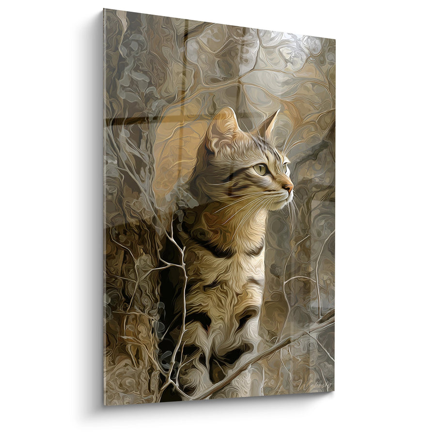 Tableau Chat Sokoke Contemplatif - Regard Sauvage - Edition chat Sokoke