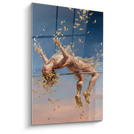 Tableau Saut en Hauteur - Élévation Dorée - Edition Athlétisme