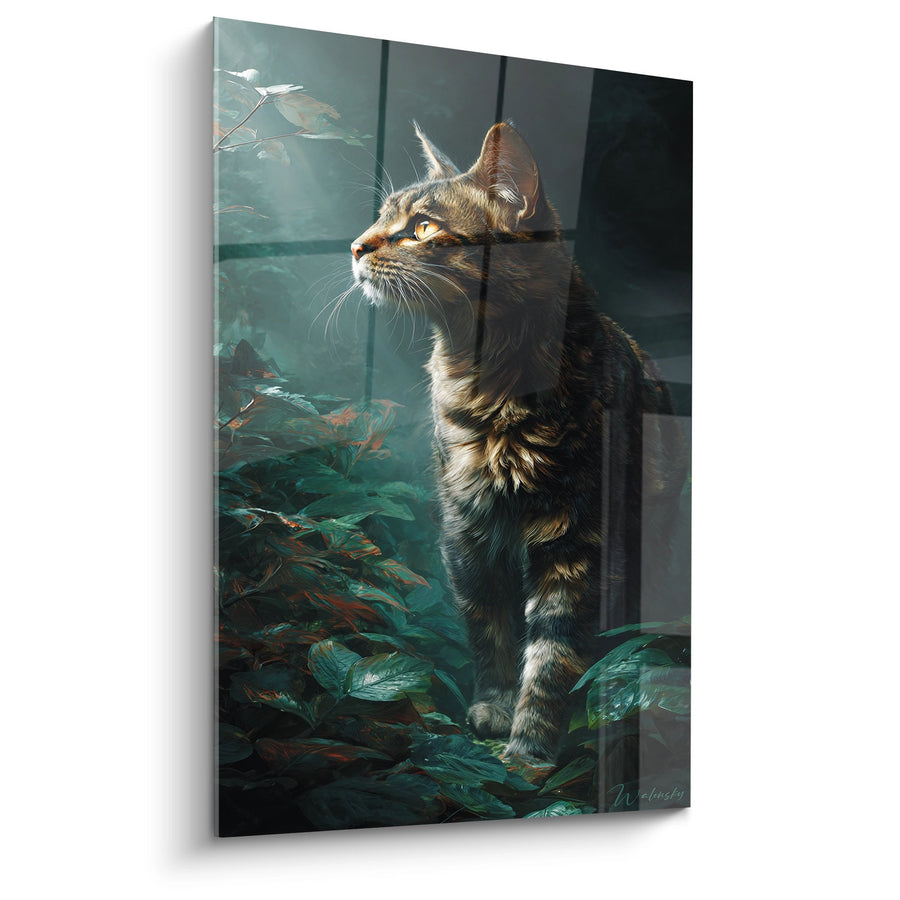 Tableau Chat Sokoke Contemplateur - Regard Sauvage - Edition chat Sokoke