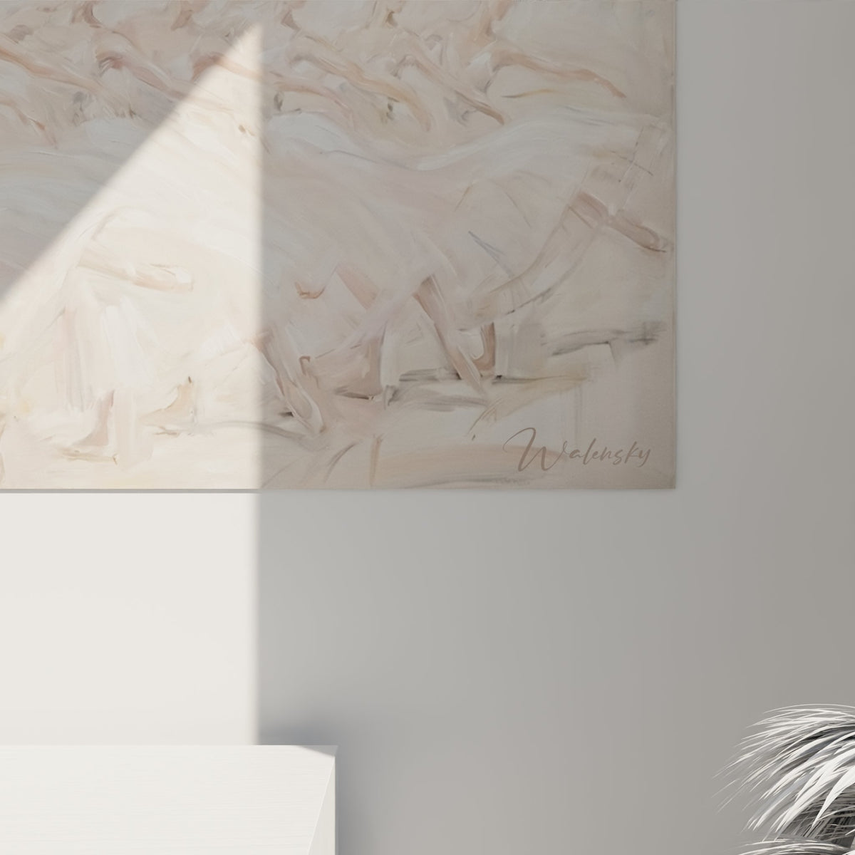 Vue d ensemble du tableau ballerines en tutu dans un interieur moderne et elegant