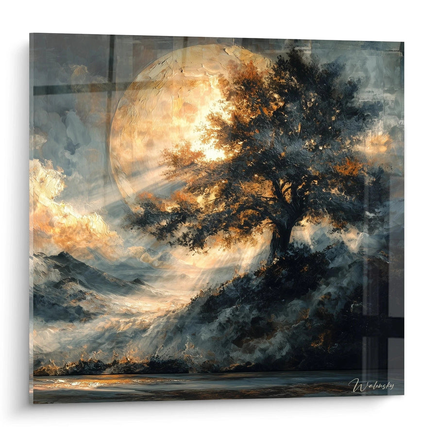 Tableau Arbre Branches Tourmentées - édition Gothique