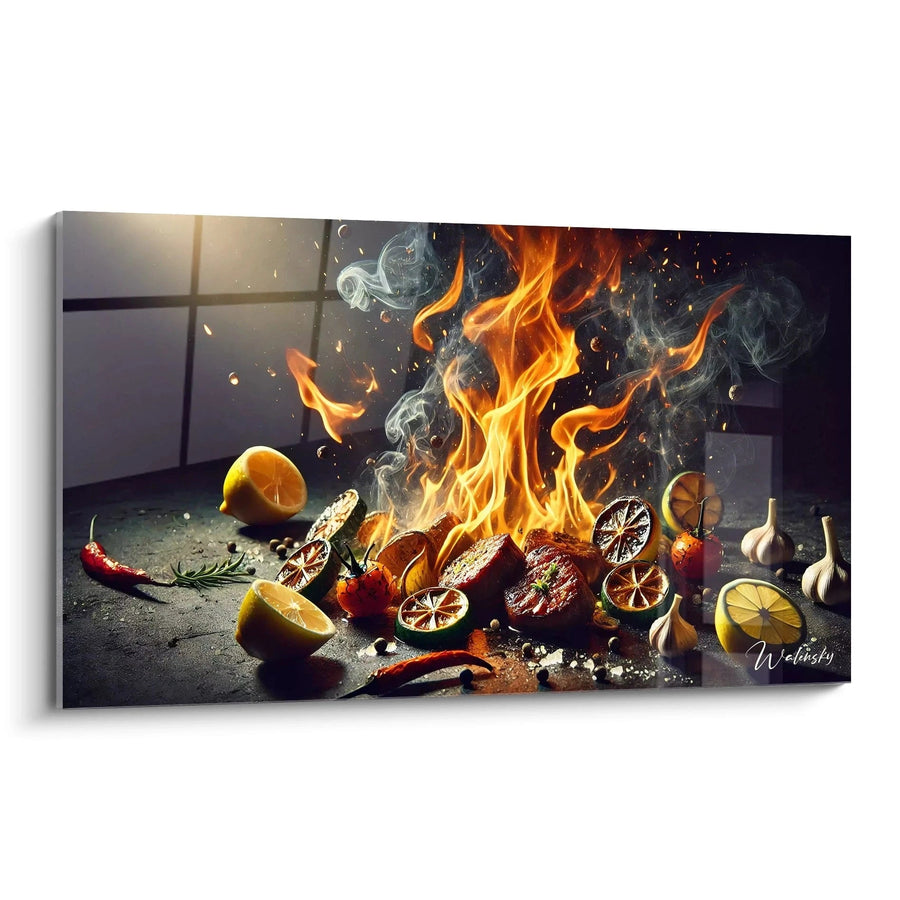 Tableau Arômes Enflammés - Edition Cuisine