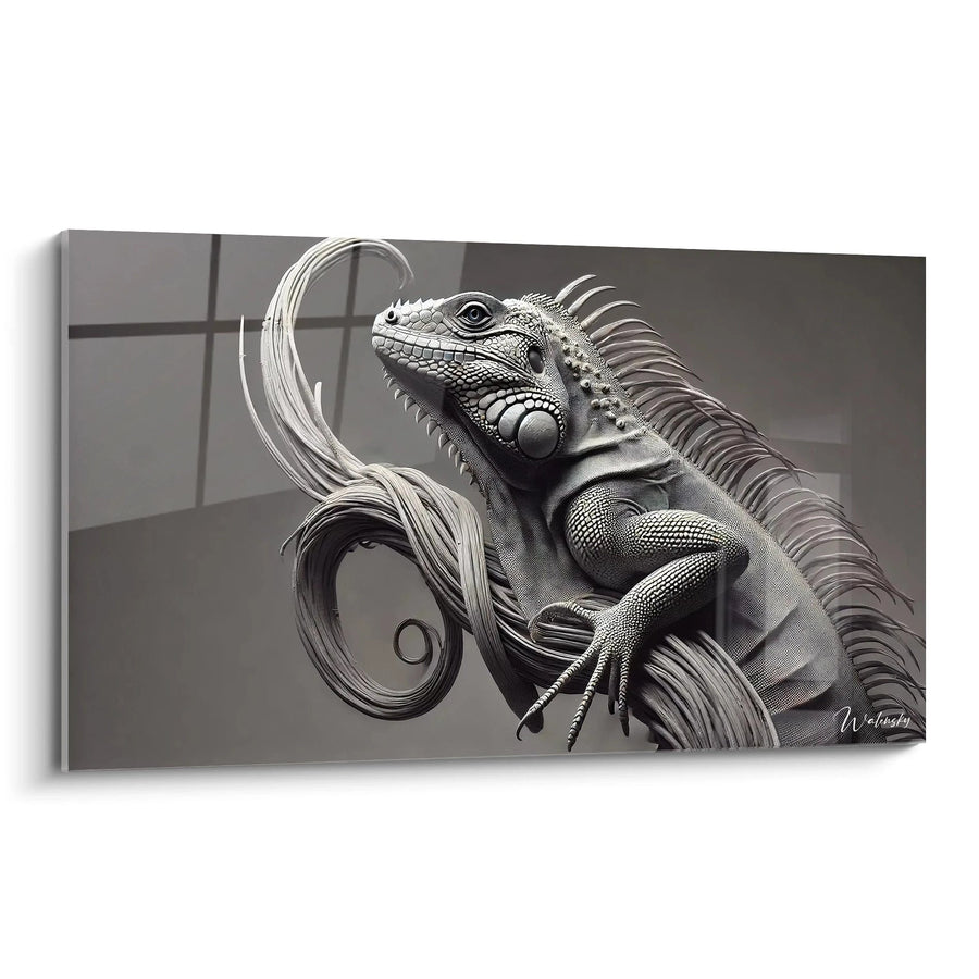 Tableau Art du Camouflage - Édition Iguane Animaux