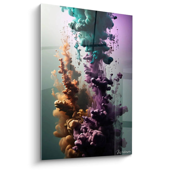 Tableau Ballet Aquatique des Nuances - Édition Abstrait