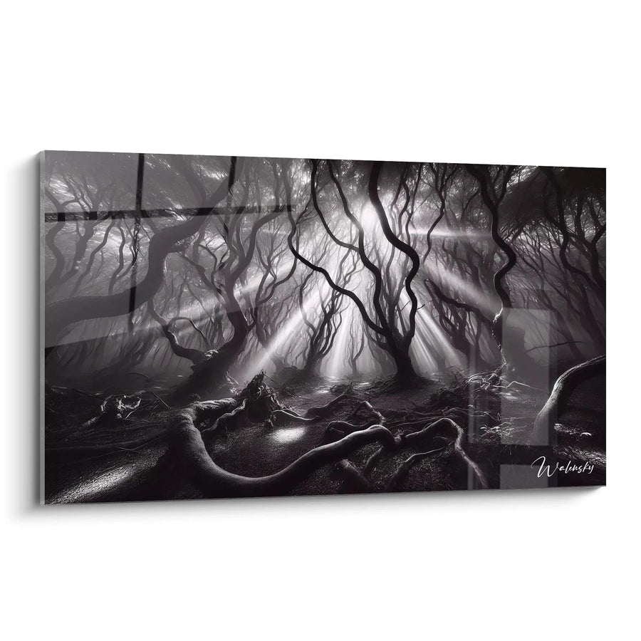 Tableau Bois Mystique - Edition Black & White