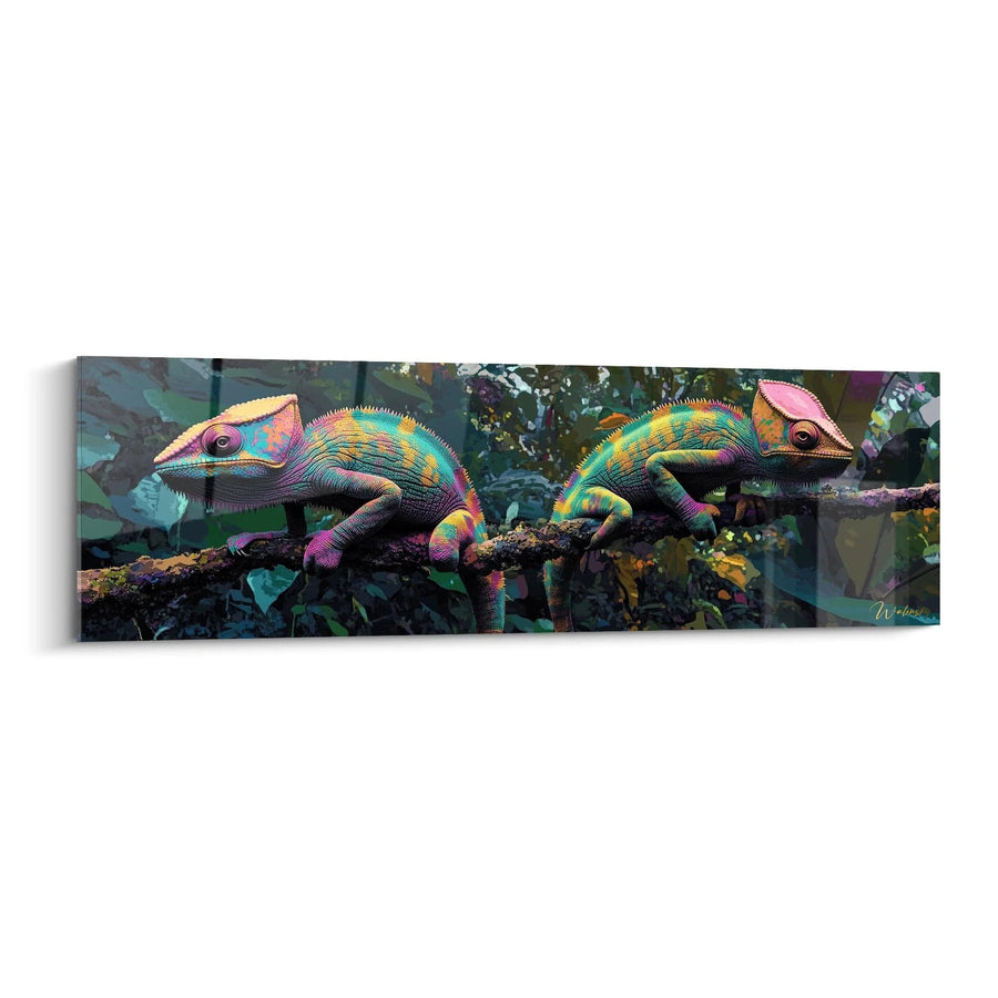 Tableau Caméléon maîtres du camouflage - édition caméléon