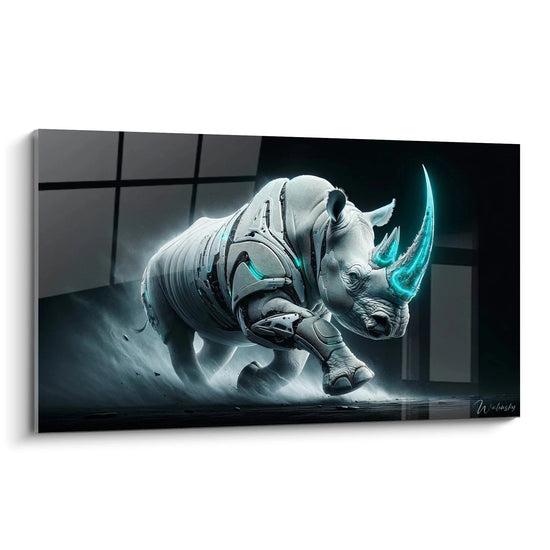 Tableau Charge Cybernétique du Rhinocéros - Édition Limitée 🥇