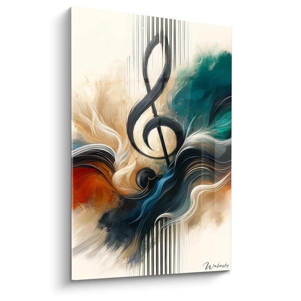 Tableau Clés du son -  Edition Musique Abstrait
