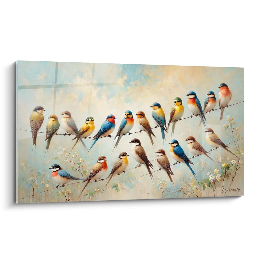 Tableau Complices du Vent - Edition Oiseaux Animaux
