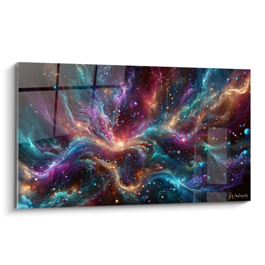 Tableau Cosmos en Ébullition - Édition Abstrait