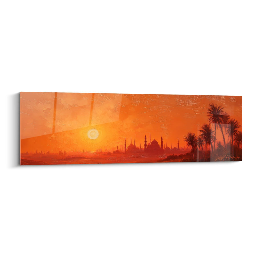 Tableau coucher de soleil Istanbul - Splendeur Ottomane - édition désert
