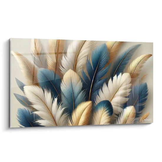 Tableau Délicatesse Dorée - Édition Plume Nature