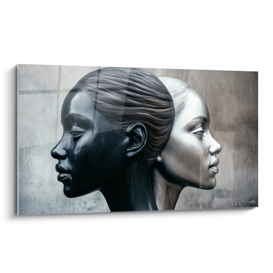 Tableau Deux Faces - Edition Surréalisme Abstrait