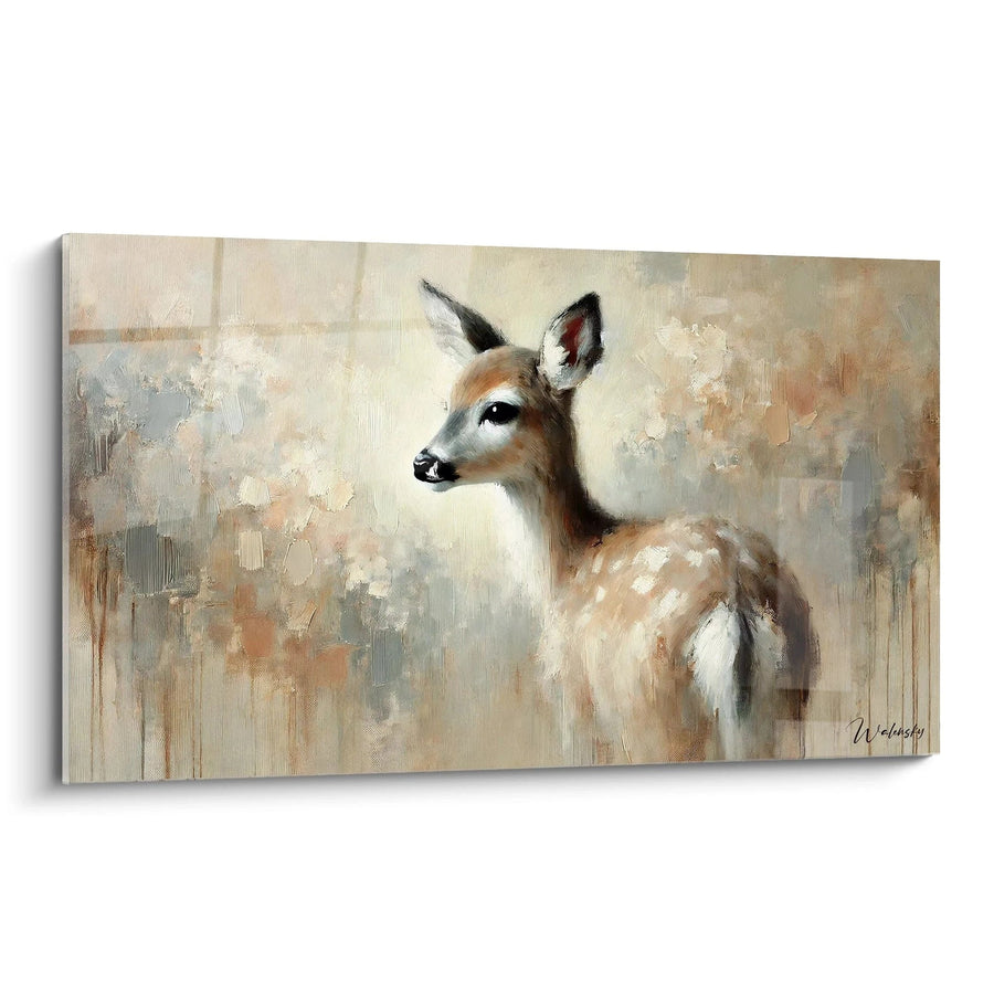 Tableau Douce Aube - Édition Biche Animaux