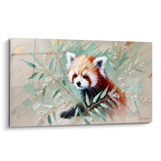 Tableau Douceur du Panda Roux - Édition Panda Roux Animaux