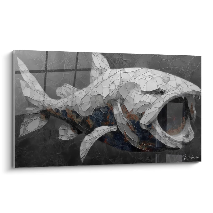 Tableau Dunkleosteus terrificus - Prédateur des Abysses - édition Dunkleosteus