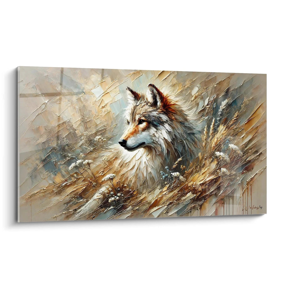 Tableau Echo de la Forêt - Édition Loup Animaux