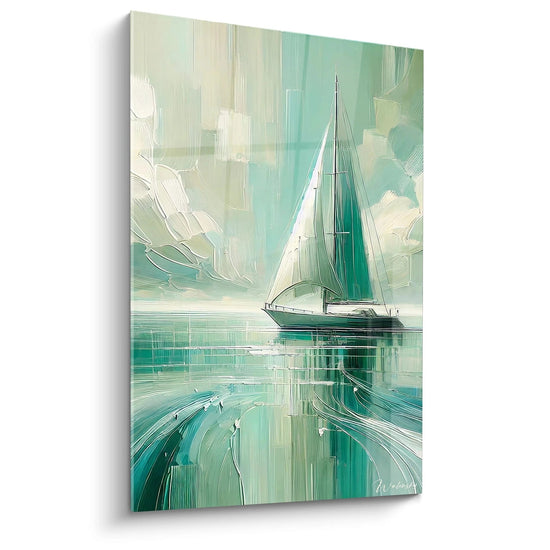 Tableau Échos du Large - Edition Bateau Abstrait