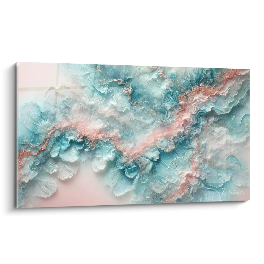 Tableau Éclat de Rosée - Edition Style Epoxy
