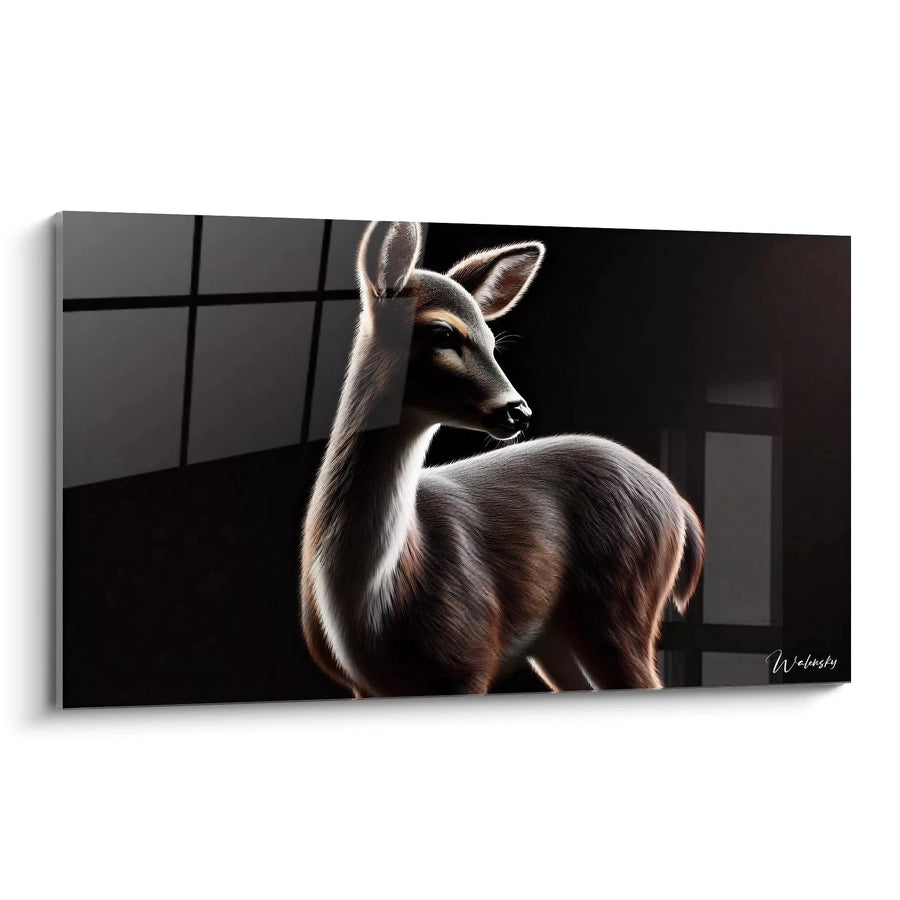 Tableau Éclats de Nature - Édition Biche Animaux