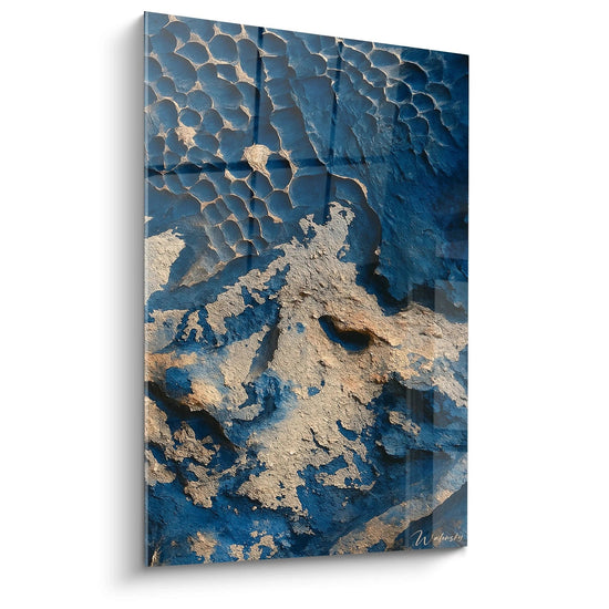 Tableau Écorce d’Azur -Édition Vue aérienne Abstrait