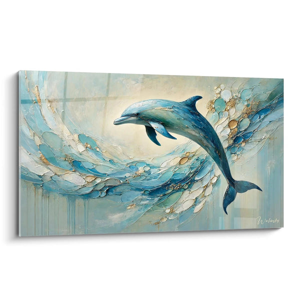 Tableau Entre Ciel et Mer - Édition Dauphin Animaux