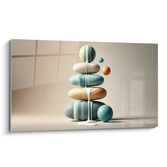 Tableau Équilibre Pastel - Édition Zen