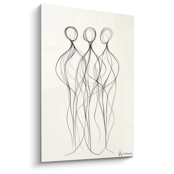 Tableau Essences Entrelacées - Edition Figuratif Abstrait