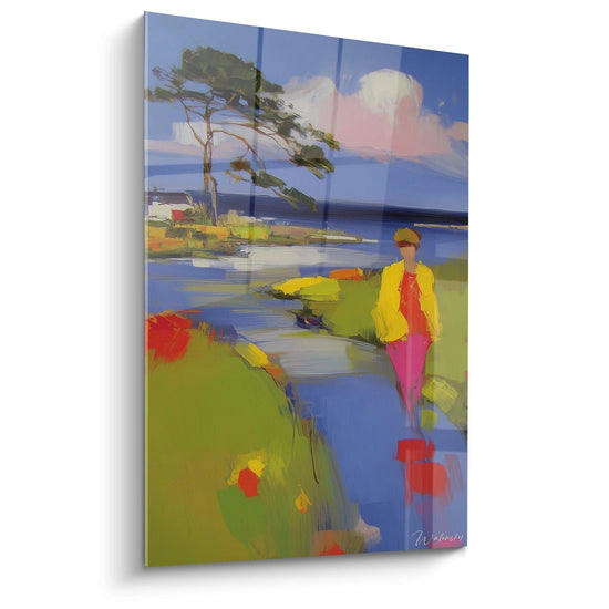 Tableau Femme Brise Marine - édition impressionnisme