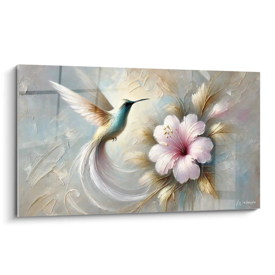 Tableau Fleur et Plume - Édition Colibri Animaux