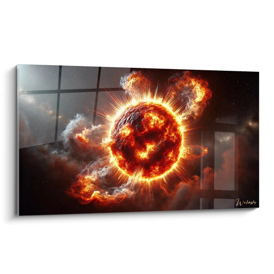 Tableau Fureur Solaire - Édition Soleil Espace