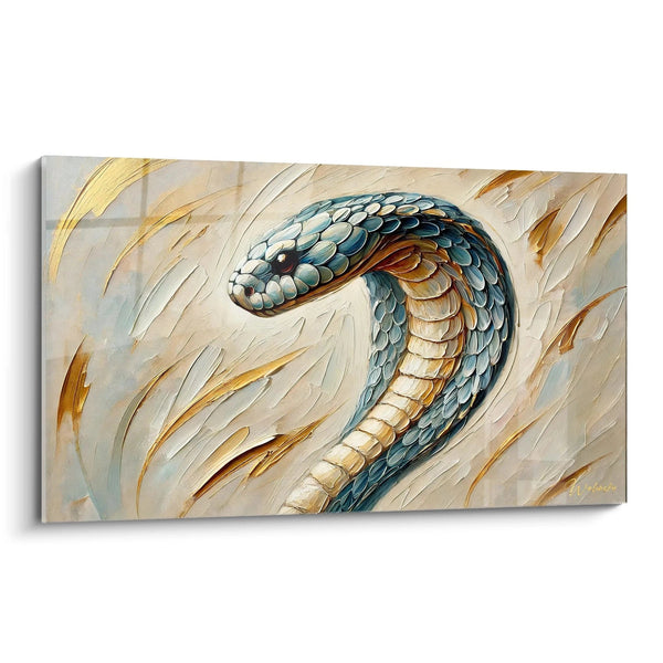 Tableau Garde de l'Or Bleu - Édition Serpent Animaux