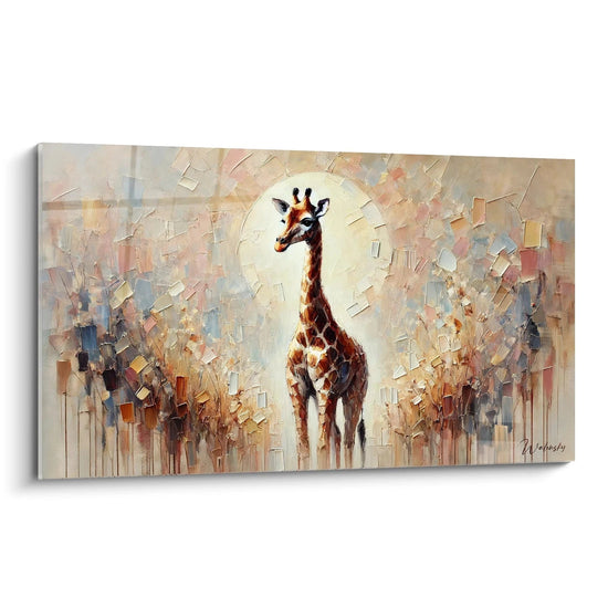 Tableau Géante Poétique - Édition Girafe Animaux