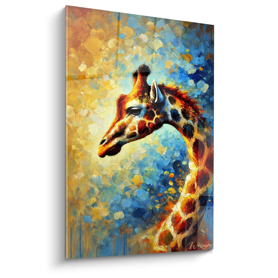 Tableau Girafe en Aquarelle - Édition Animaux