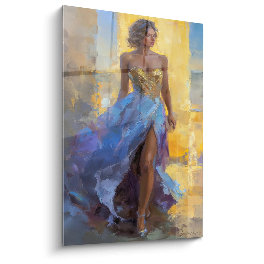 Tableau Grâce Féminine - Lumière Dorée - édition haute couture