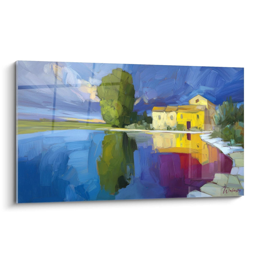Tableau Lac Douceur Cristalline - édition impressionnisme