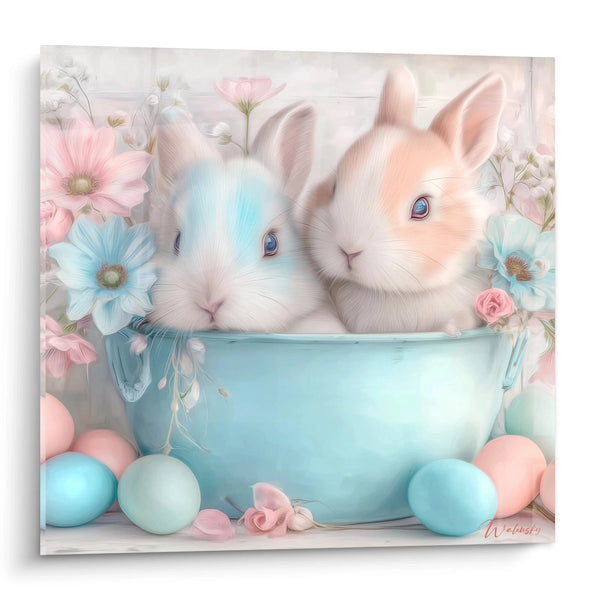 Tableau lapins Éveil de Pâques - édition pâques