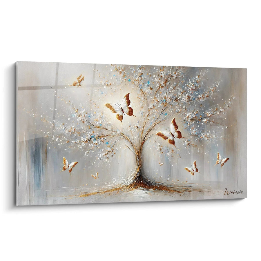 Tableau L'Arbre de la Sérénité - Édition Papillon Animaux
