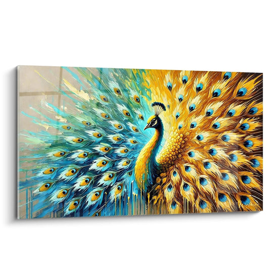 Tableau L’Art du Plumage - Edition Paon Animaux